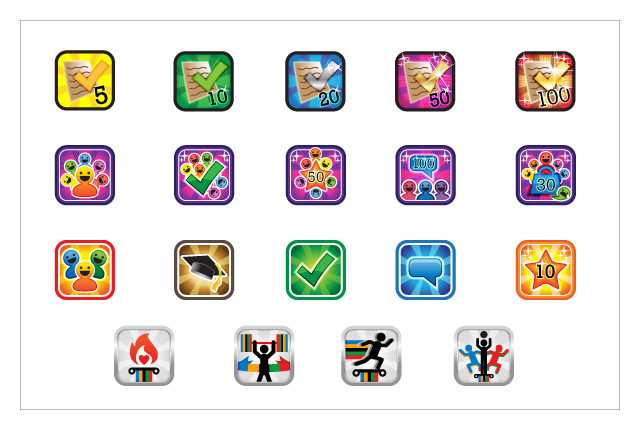Achievement and Quest Badges