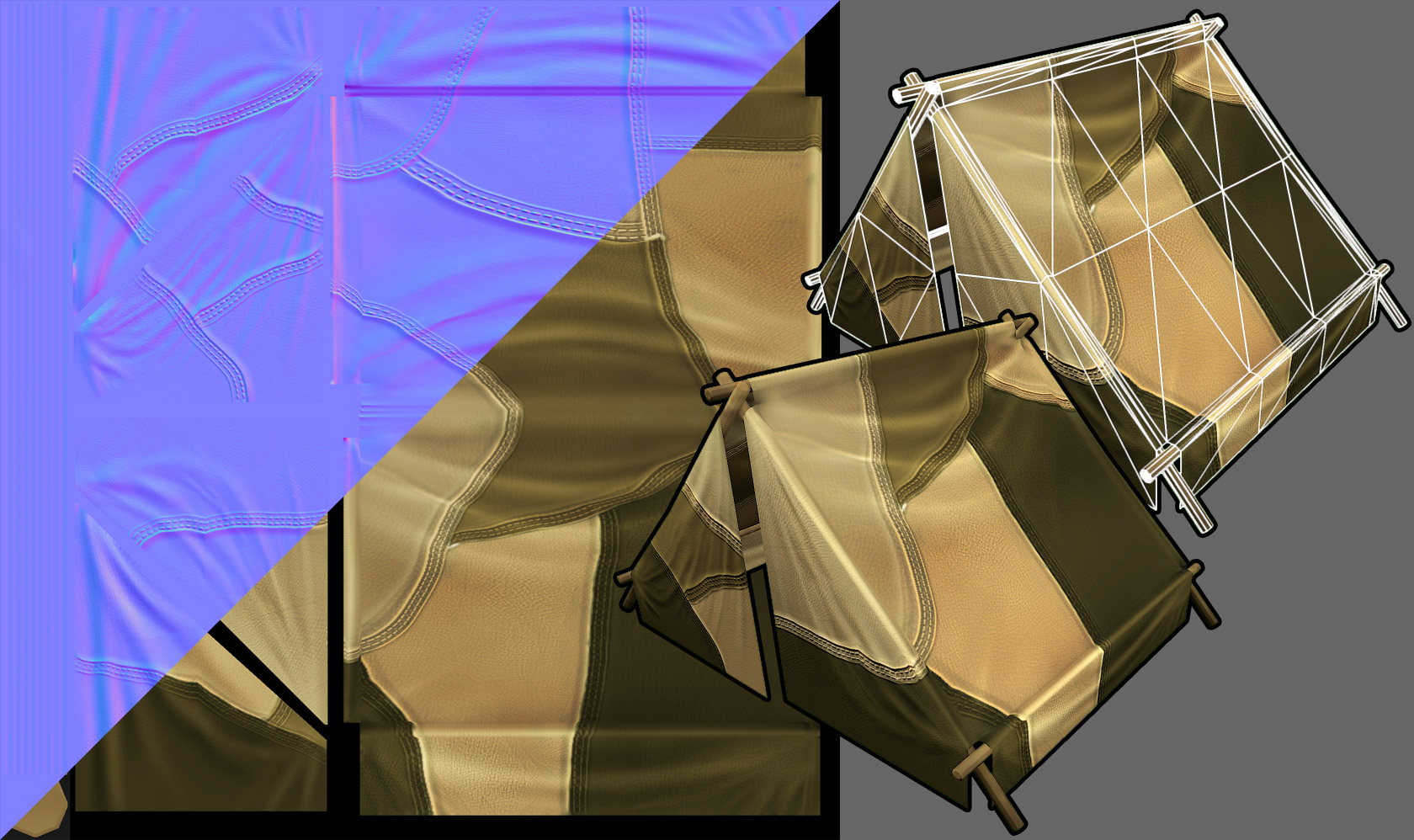 Animal skin tent Animal skin tent