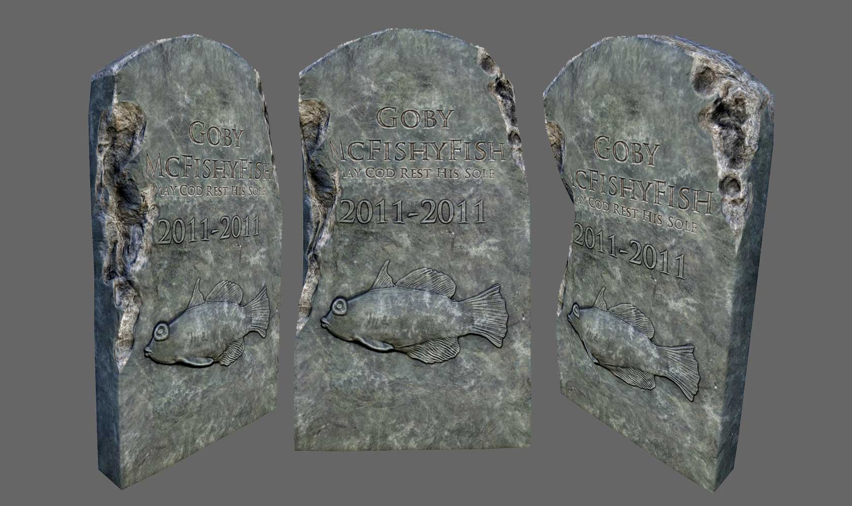 Goldfish Tombstone