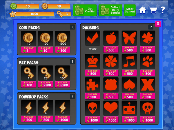 Bingo Heaven - Shop