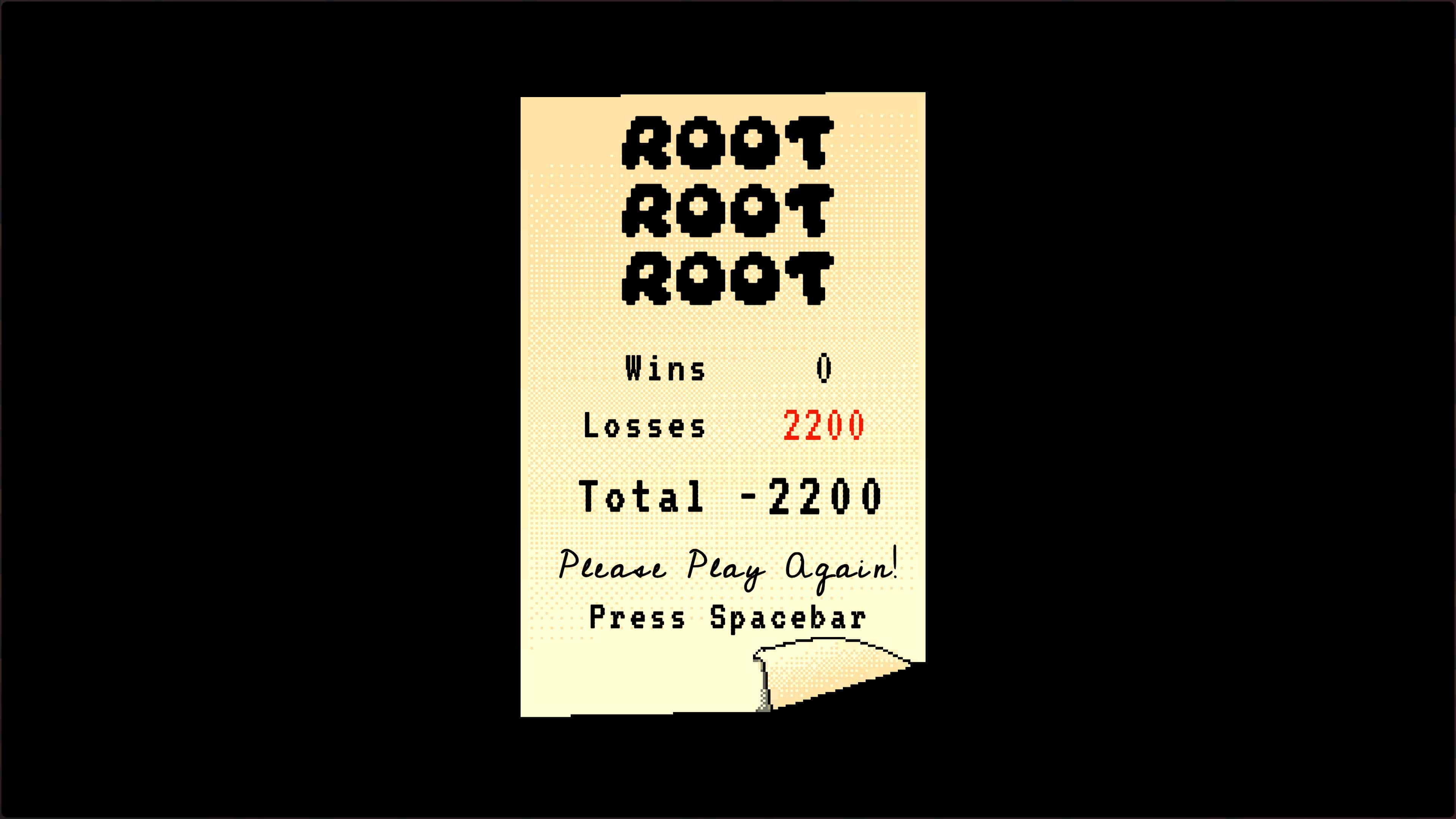 Endcard Receipt