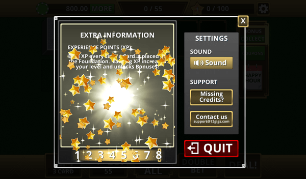 Vegas Solitaire - Options FX